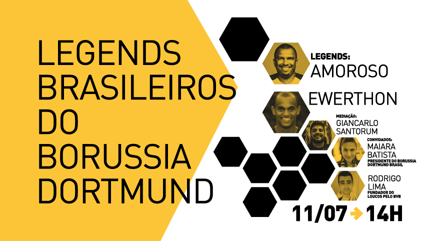 Legends Brasileiros - Borussia Dortmund - com Amoroso e Ewerthon