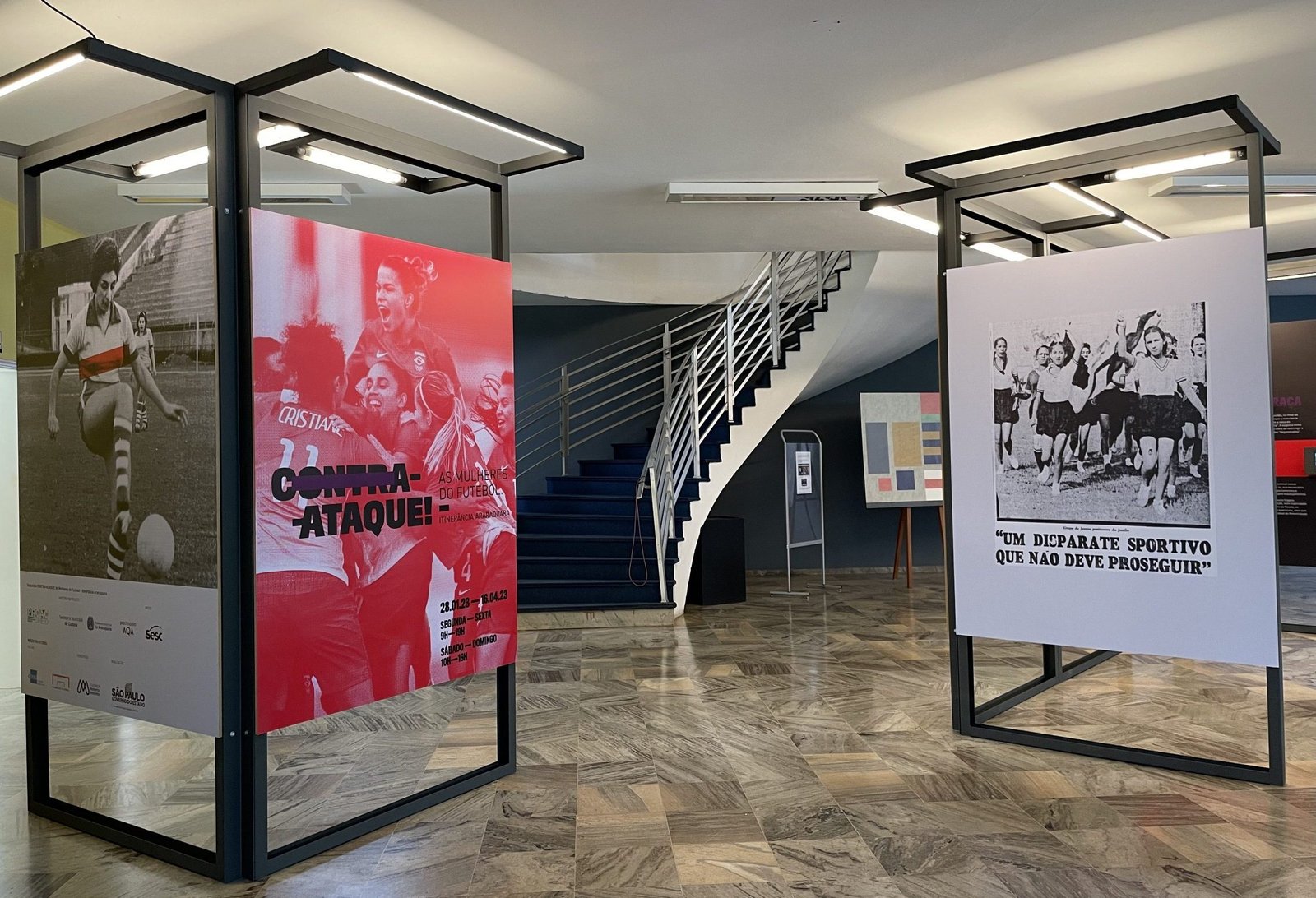 Imagem da exposição Contra-Ataque em Araraquara