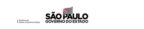Logo Governo de São Paulo, Secretaria de Cultura e Economia Criativa