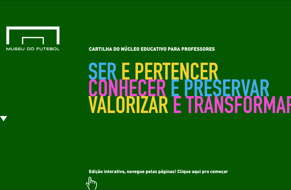 Capa da cartilha em fundo verde com os dizeres: Ser e pertencer, conhecer e preservar, valorizar e transformar