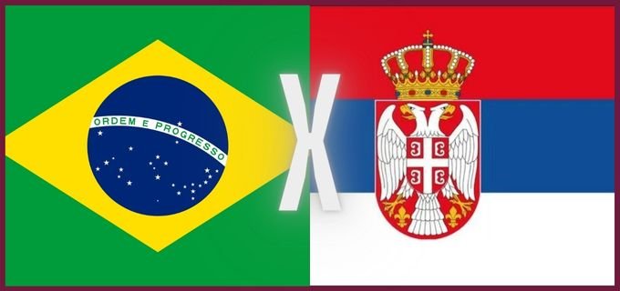 Brasil x Sérvia pelo primeiro jogo da fase de grupos da Co…