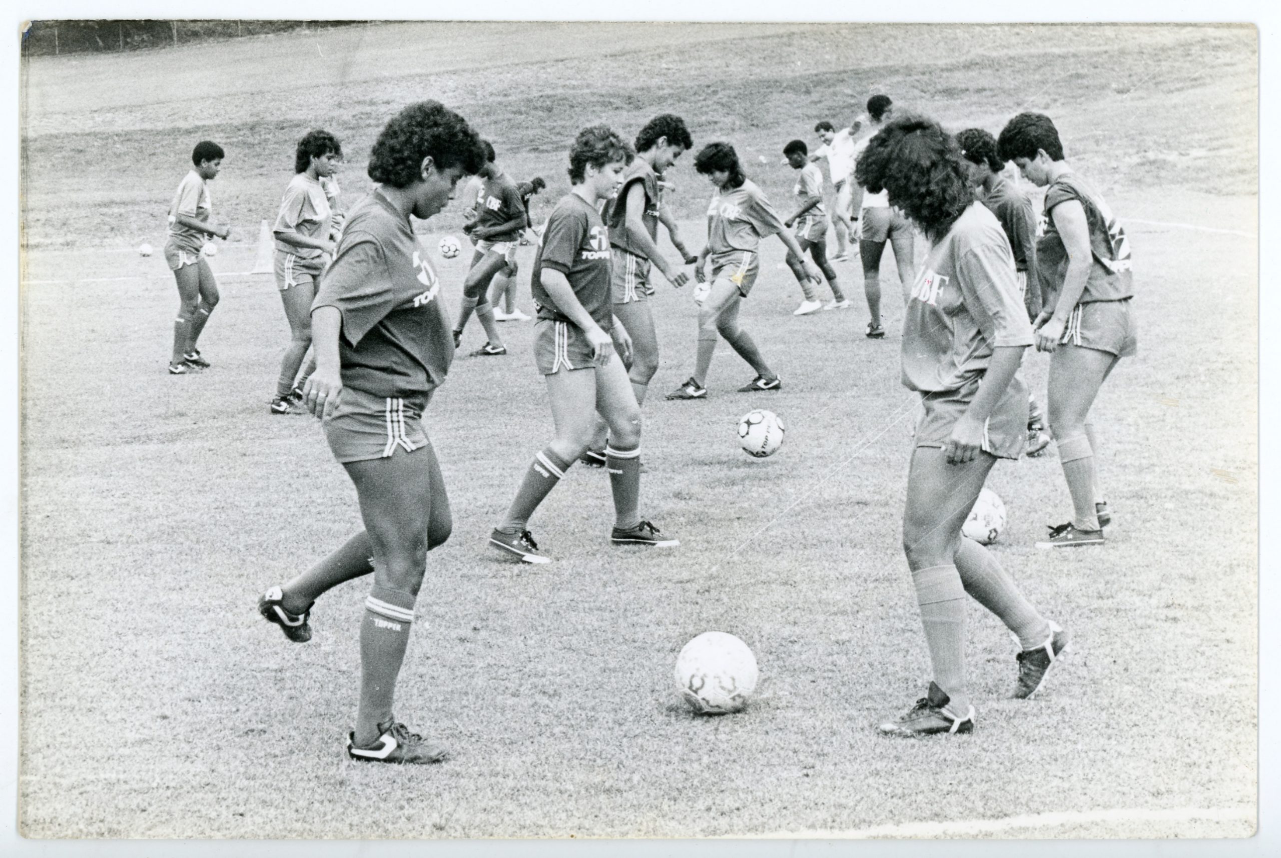 Image of the Brazilian women's team in 1988