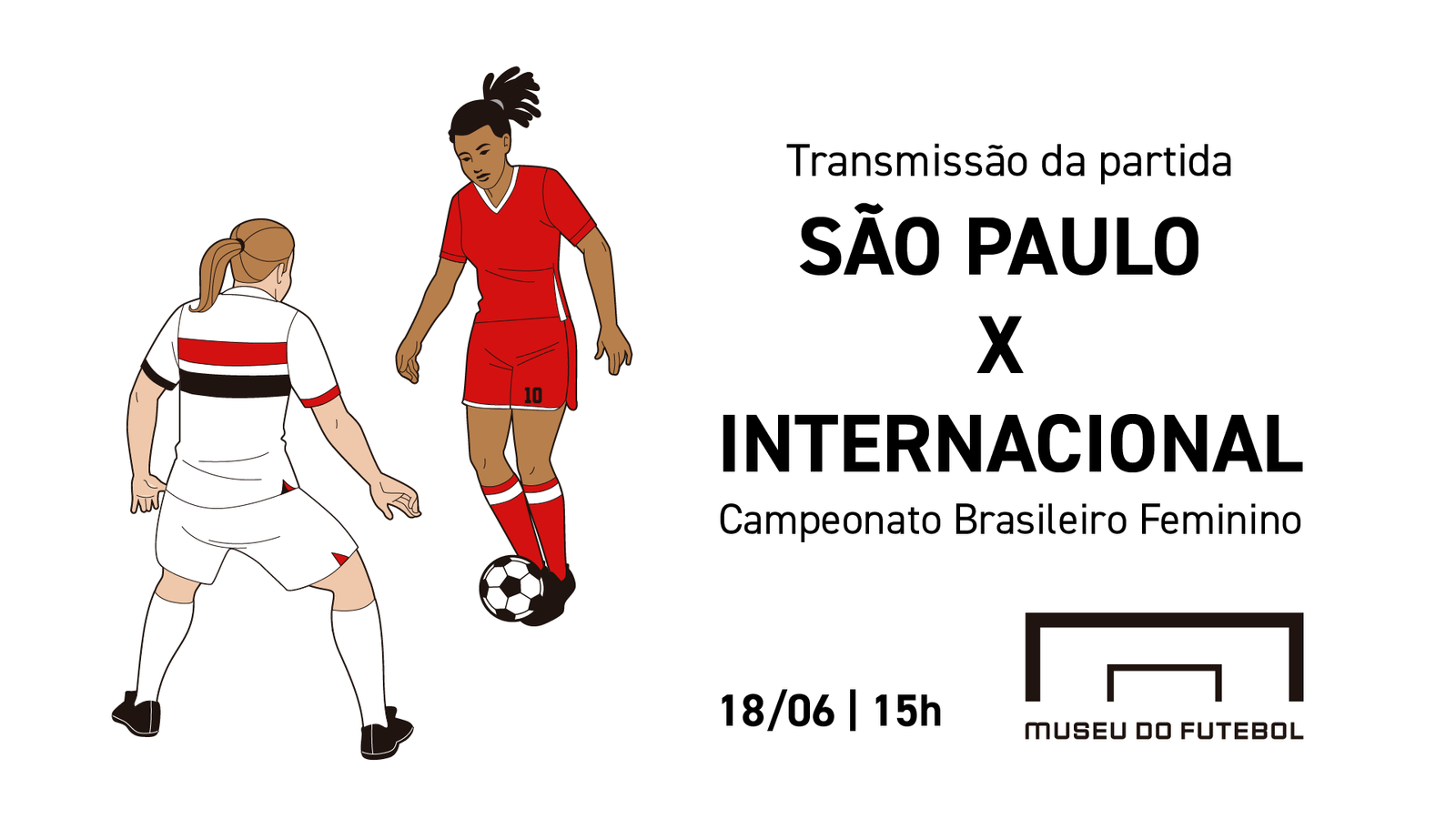 Transmissão do jogo SPFC x Inter Campeonato Brasileiro feminino 18/06 - 15h