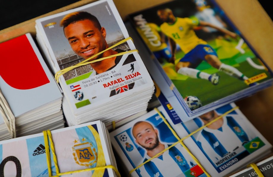 Foto de cromos/figurinhas