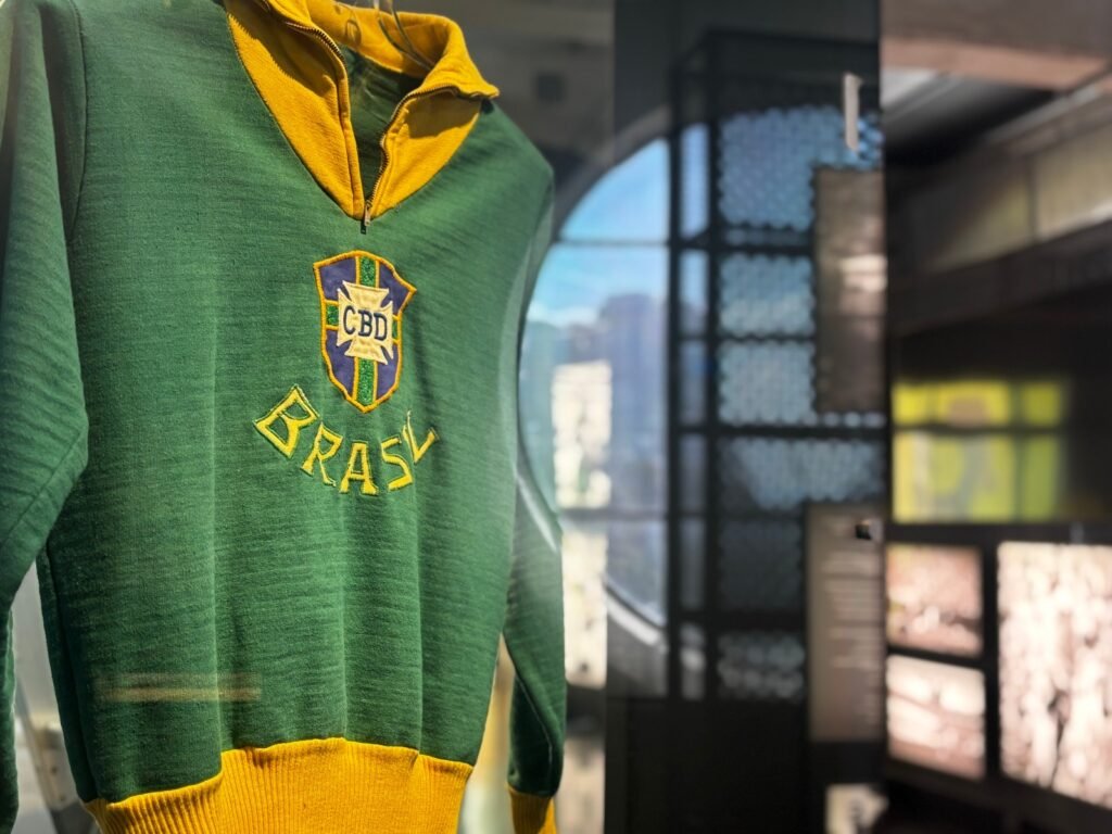Agasalho do Pelé na Copa do Mundo de 1958
