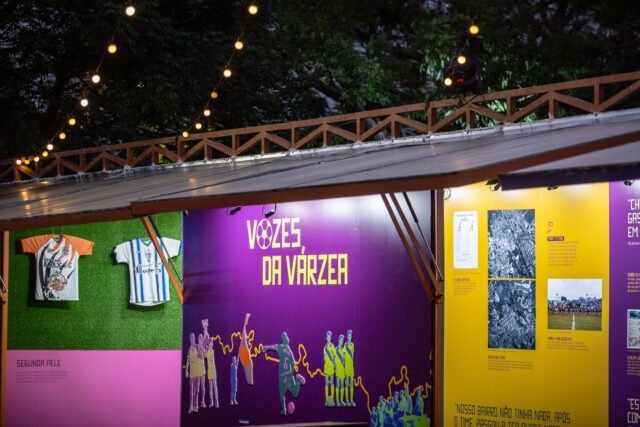 entrada da exposição Vozes da Varzea no Sesc Campo Limpo
