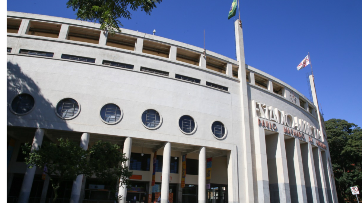 foto fachada Museu do Futebol/Estadio Pacaembu
