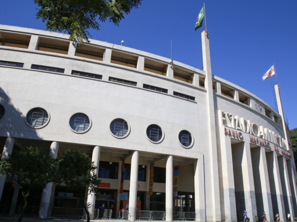 foto fachada Museu do Futebol/Estadio Pacaembu