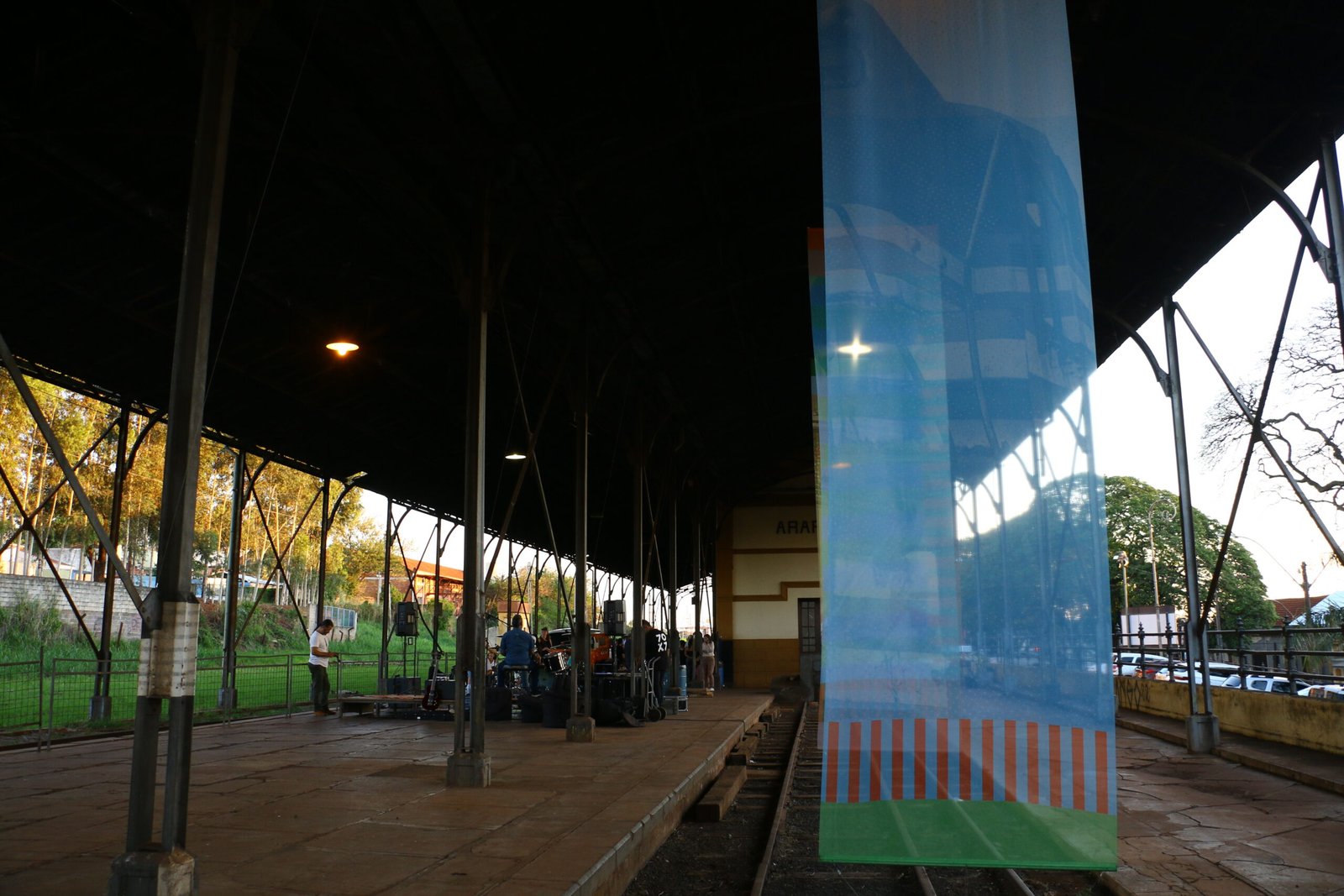 Foto do Museu Ferroviário em Araraquara