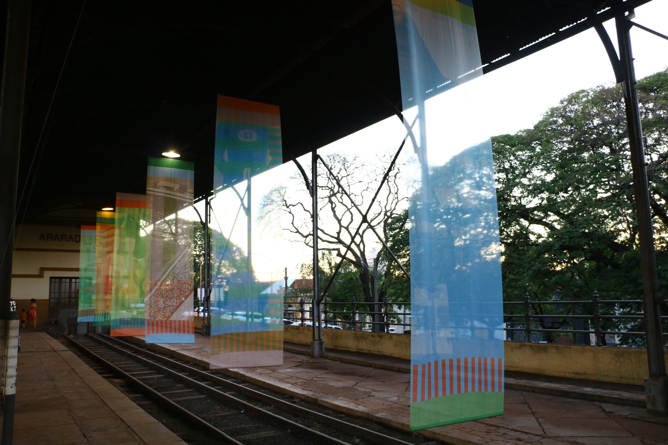 Imagem da extação ferroviária em Araraquara.