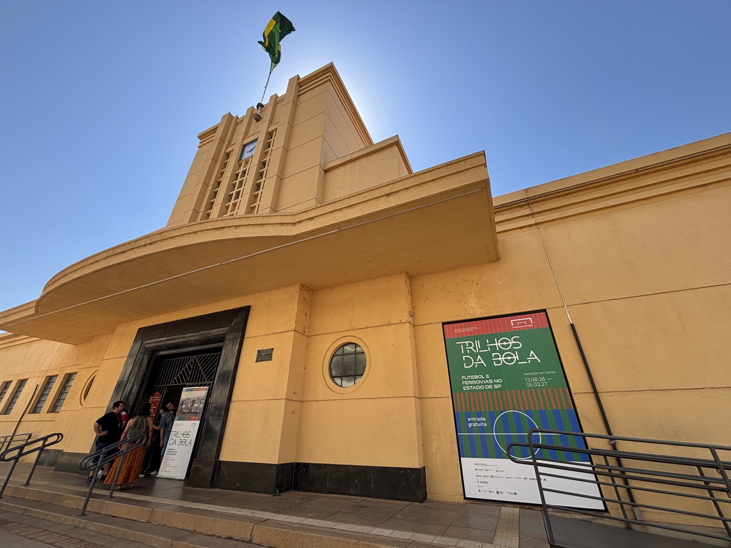 Imagem da entrada do Museu Ferroviário de São José do rio preto