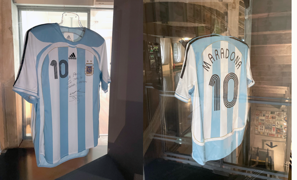 Camisa da Seleção Argentina pertencente a Paulo Silas