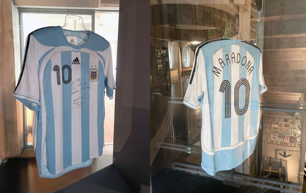 Camisa da Seleção Argentina pertencente a Paulo Silas