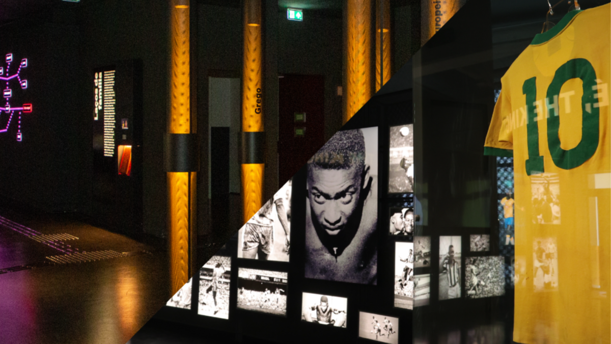 Montagem de fotos dos dois Museus