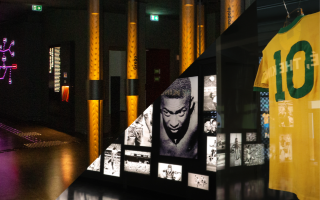 Montagem de fotos dos dois Museus