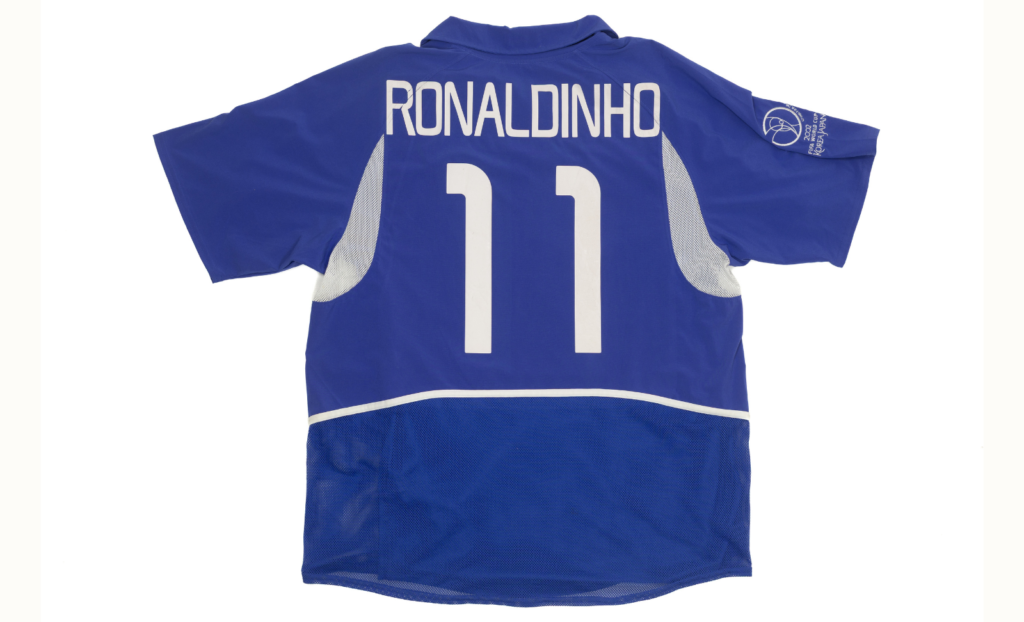 A camisa azul do penta